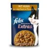 Felix Sensations Extras Gelees 26x85g Mit Huhn Und Einem Hauch Von Bacon
