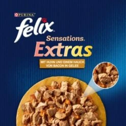 Felix Sensations Extras Gelees 26x85g Mit Huhn Und Einem Hauch Von Bacon 7 Felix Sensations Extras Gelees 26x85g Mit Huhn Und Einem Hauch Von Bacon -Heimtierbedarf Geschäft acc1fa71e4b94693a0005eea2c6544d0e6a79fbe 74fcf208f3936ff9e03de953bbc2026fce5d3760